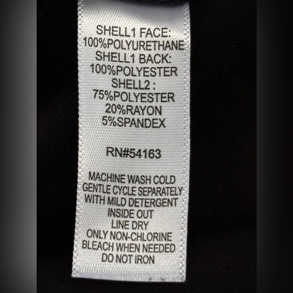 Marc New York black faux leather front tunic M - Picture 9 of 9